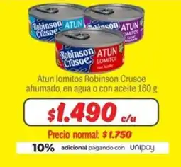 Mayorista 10 Atun lomitos Robinson Crusoe oferta