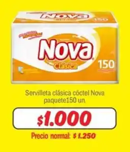 Mayorista 10 Servilleta clásica cóctel Nova oferta