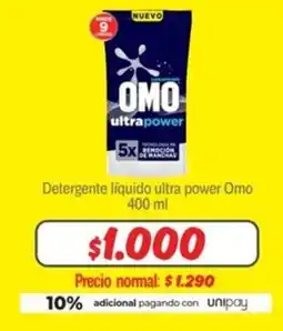 Mayorista 10 Detergente líquido ultra power Omo oferta