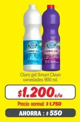 Mayorista 10 Cloro gel Smart Clean oferta