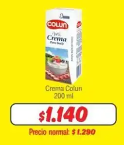 Mayorista 10 Crema Colun oferta