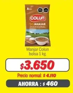 Mayorista 10 Manjar Colun oferta