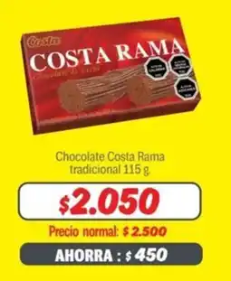 Mayorista 10 Chocolate Costa Rama oferta
