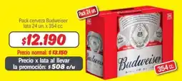 Mayorista 10 Pack cerveza Budweiser oferta