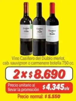 Mayorista 10 Vino Casillero del Diablo oferta