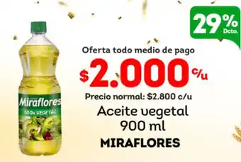 Tottus Aceite vegetal MIRAFLORES oferta