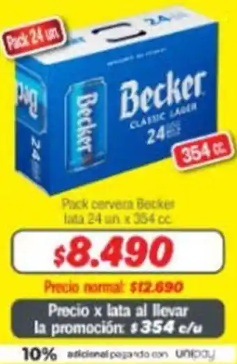 Mayorista 10 Pack cervera becker oferta