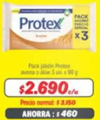 Mayorista 10 Pack jabón Protex avena o aloe oferta