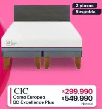 Abcdin CIC cama europea BD excellence plus oferta