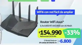 PC Factory Asus router wifi oferta