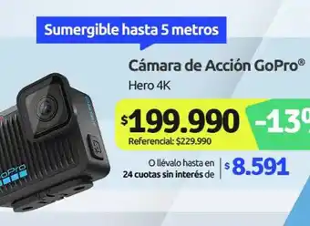 PC Factory Cámara de acción gopro oferta