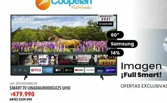 Coopelan Smart tv un60au8000gxzs uhd oferta