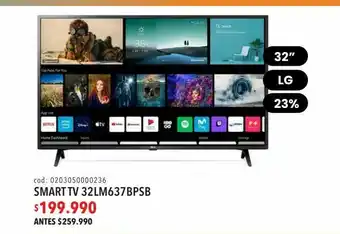 Coopelan Smart tv 32lm637bpsb oferta