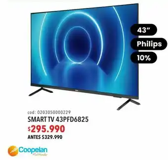 Coopelan Smart tv 43pfd6825 oferta
