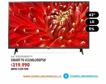 Coopelan Smart tv 43lm6300psb oferta