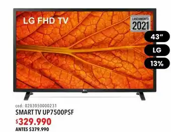 Coopelan Smart tv up7500psf oferta