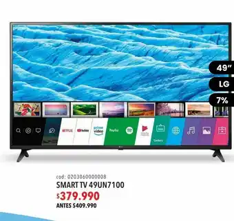 Coopelan Smart tv 49un7100 oferta