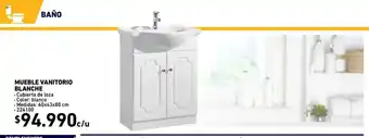 Construmart Mueble Vanitorio Blanche 224100 oferta