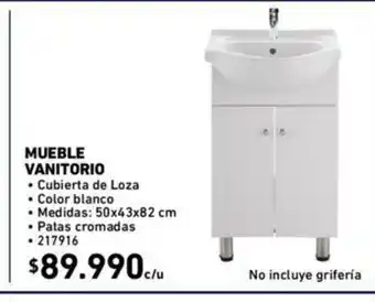 Construmart Mueble Vanitorio 217916 oferta