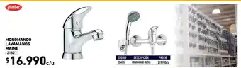 Construmart Monomando Lavamanos Maine 218271 oferta
