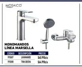 Construmart Monomandos Linea Marsella - Lavamanos 195587 oferta