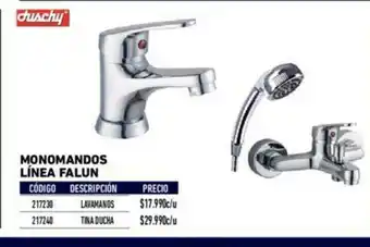 Construmart Monomandos Linea Falun - Lavamanos 217230 oferta