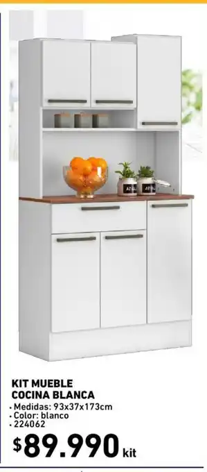 Construmart Kit Mueble Cocina Blanca oferta