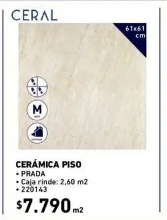 Construmart Ceramica Piso 220143 oferta