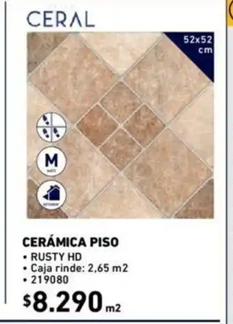 Construmart Ceramica Piso 219080 oferta