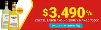 Santa Isabel Coctel Sabor Andino Sour y Mango 700cc oferta