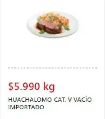 Santa Isabel Huachalomo cat. V Vacío Importado oferta