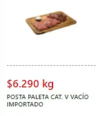 Posta Paleta cat. V Vacío Importado