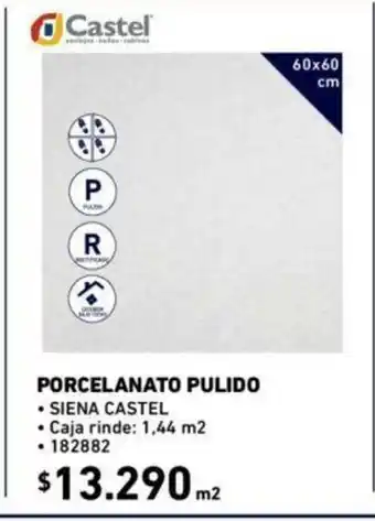 Construmart Porcelanato Pulido 182882 oferta