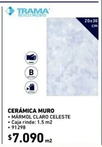 Construmart Ceramica Muro 91298 oferta