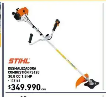 Construmart STIHL Desmalezadora Combustion FS120 30.8 cc 1.8HP oferta