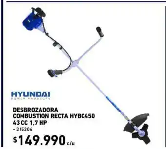 Construmart Hyundai Desbrozadora Combustion Recta HYBC450 43cc 1.7HP oferta
