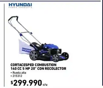 Construmart Hyundai Cortacesped Combustion 140cc 5 HP 20" con Recolector oferta