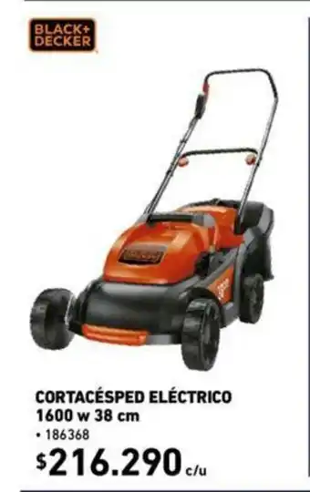 Construmart Black+Decker Cortacesped Electrico 1600 w 38cm oferta