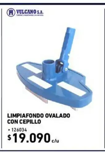 Construmart Vulcano S.A Limpiafondo Ovalado con cepillo oferta