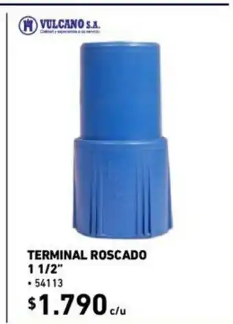 Construmart Vulcano S.A Terminal Roscado 1 1/2" oferta