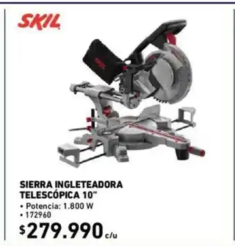 Construmart SKIL Sierra Ingleteadora Telescopica 10" oferta
