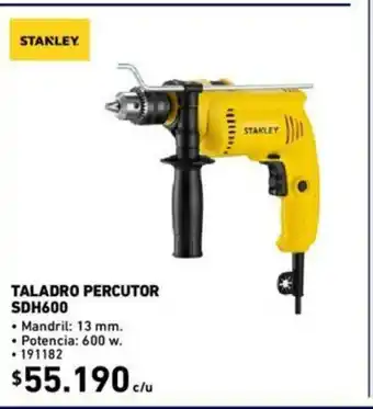 Construmart Stanley Taladro Percutor SDH600 oferta