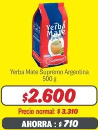Mayorista 10 Yerba mate supremo argentina oferta