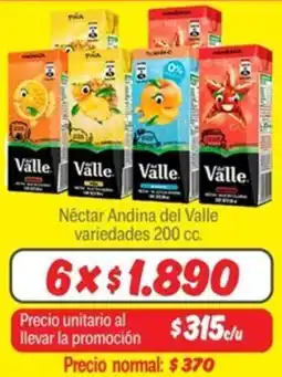 Mayorista 10 Néctar andina del valle variedades oferta