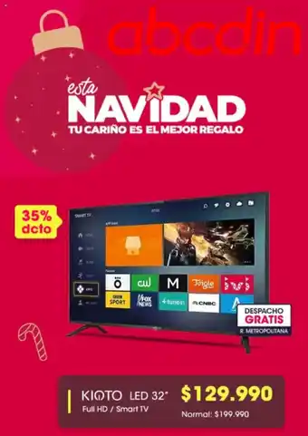 Abcdin Kioto LED 32" Full HD / Smart TV oferta
