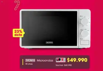 Abcdin Thomas Microondas 18 Litros oferta