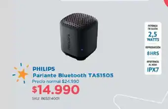 Hites Philips Parlante Bluetooth - TAS1505 oferta