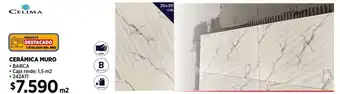 Construmart Celima cerámica muro barca oferta