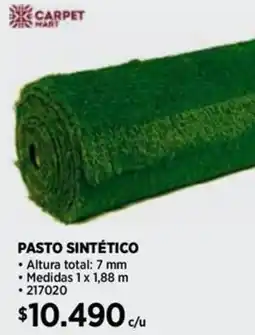 Construmart Carpet mart pasto sintético oferta