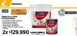 Construmart Sherwin williams esmalte al agua extralavable oferta